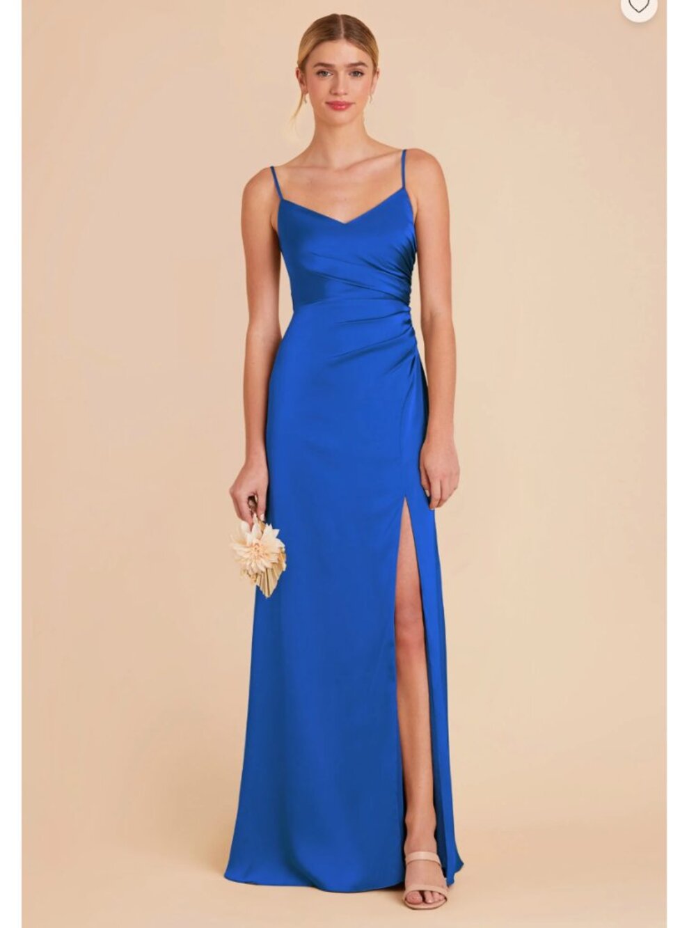 Birdy Grey Catherine Matte Satin Cobalt Blue Dress